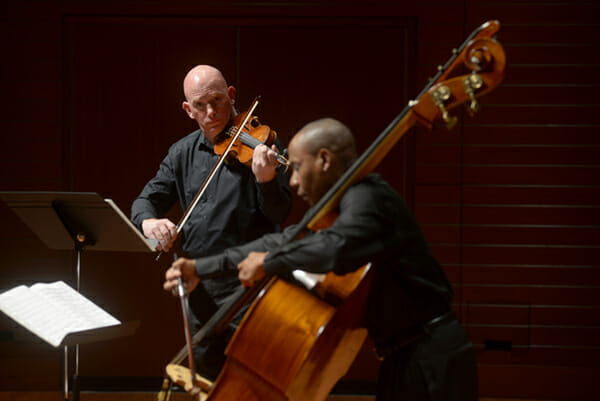 Bridging the Gap, violin and double bass duo
