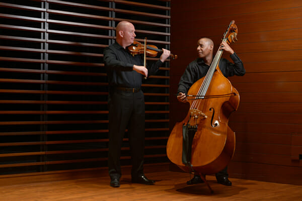 Bridging the Gap, violin and double bass duo