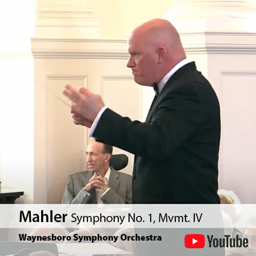Peter Wilson conducting Mahler Symphony No. 1 in D Major, movement 4