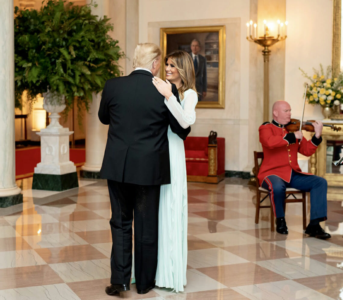 Peter Wilson plays for the First Couple, President and Mrs. Trump