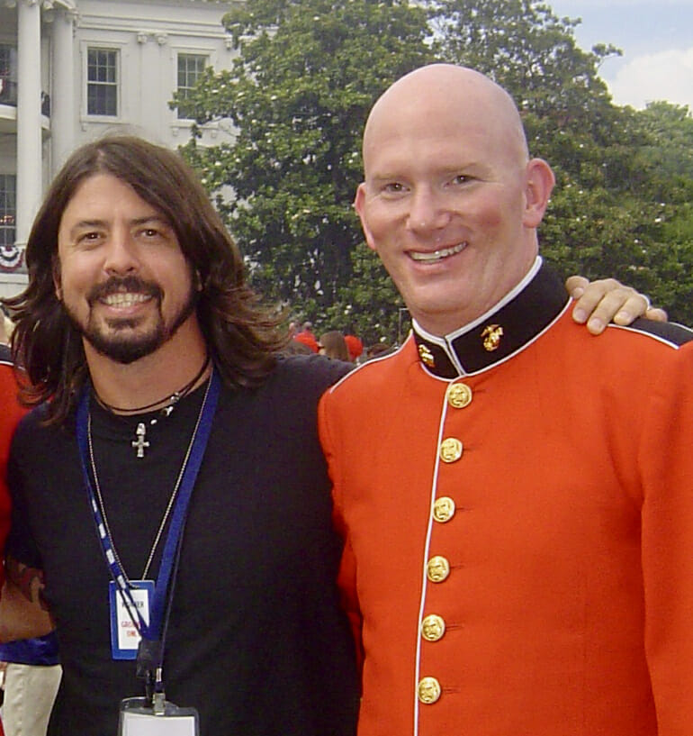 Dave Grohl and Peter Wilson