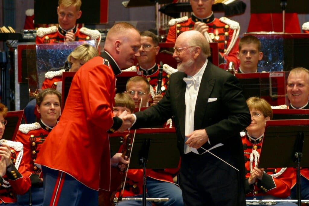 Peter Wilson with Composer John Williams, 2003