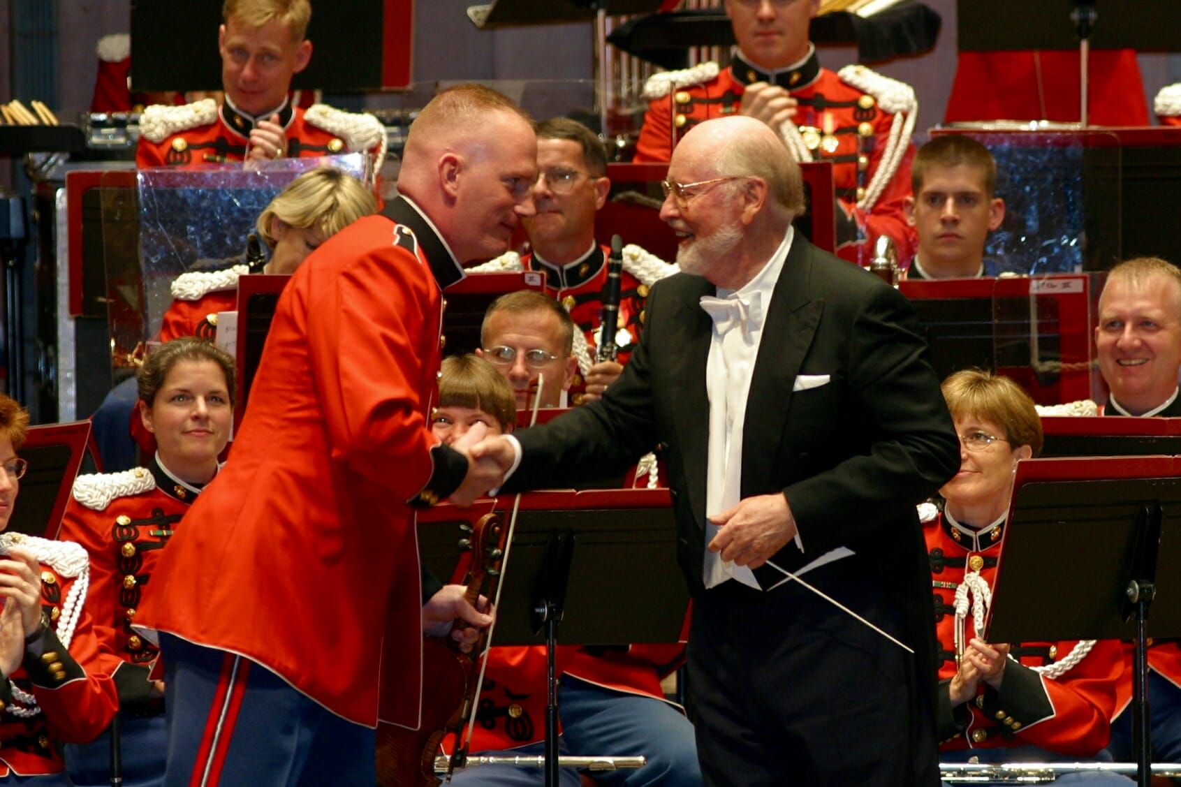 Peter Wilson with Composer John Williams, 2003