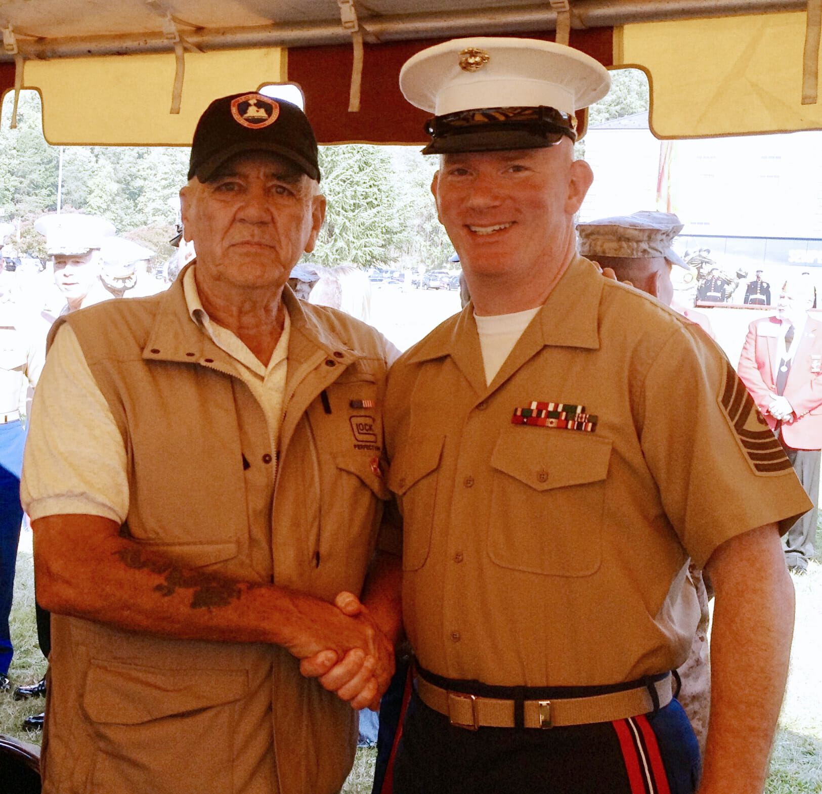 Actor and former Drill Sgt. R. Lee Ermey