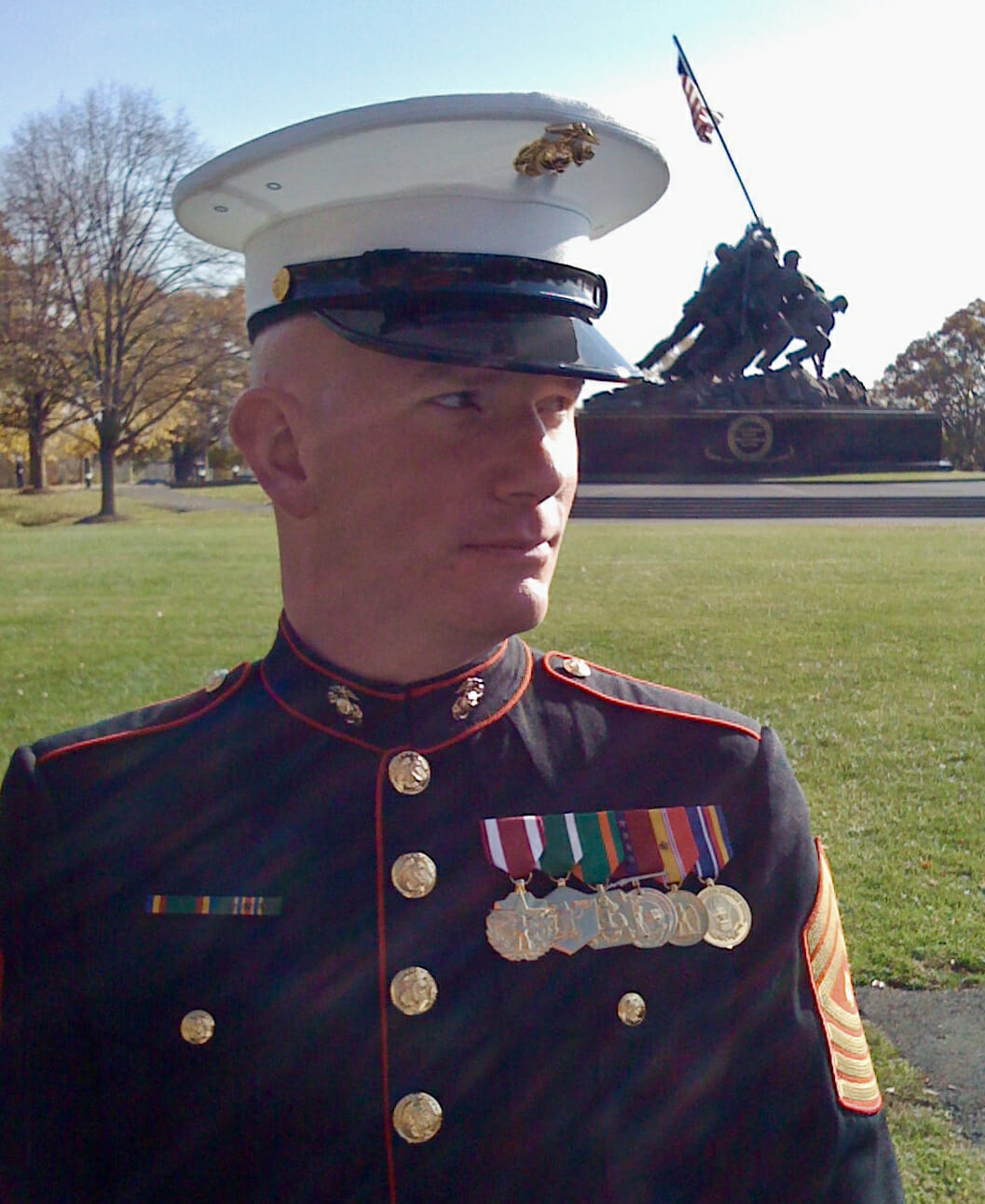 The Voice of the Marine Corps at the Iwo Jima Memorial