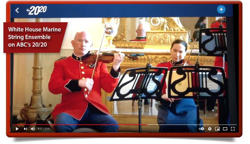 White House Marine String Ensemble appears on ABC's 20/20