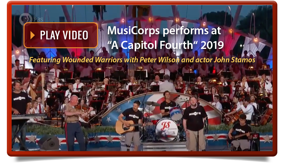 MusiCorps with John Stamos and Peter Wilson perform at A Capitol Fourth 2019