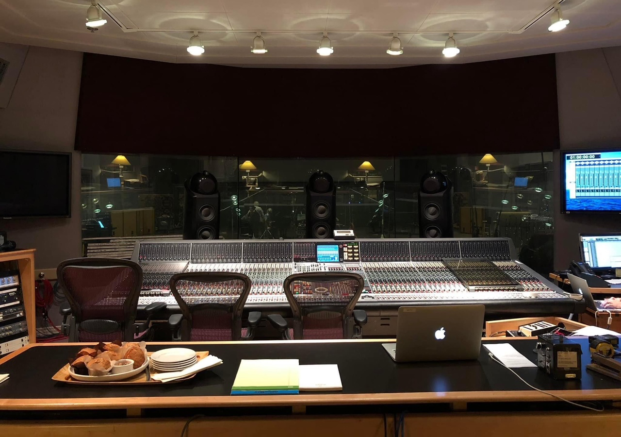 The BrickHouse Duo recording at Skywalker Sound